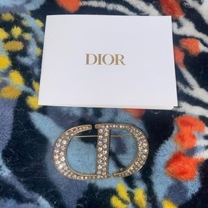 Beautiful crystal Dior brooch